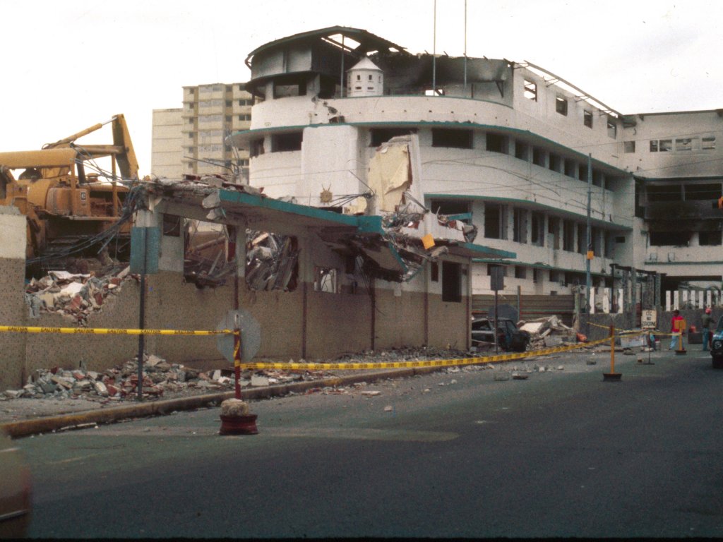 Otra parte de El Chorrillo que quedó destruida. Foto/Archivo