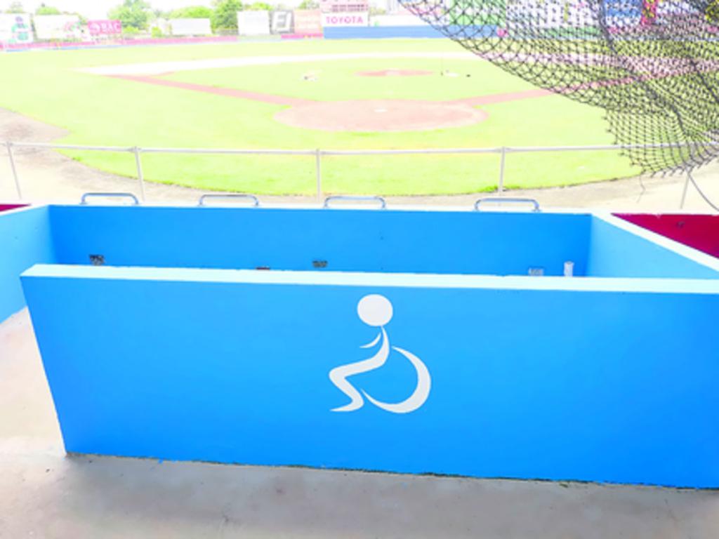 Al igual que las nuevas y modernas estructuras deportivas, en el estadio Kenny Serracín habrá áreas especiales para las personas con discapacidad para que vean cómodamente sus partidos.(José Vásquez)