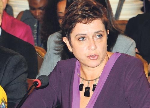 <p>Desacuerdo. La representante de Ecuador ante la OEA, María Isabel Salvador, dejó sentada su posición.</p>