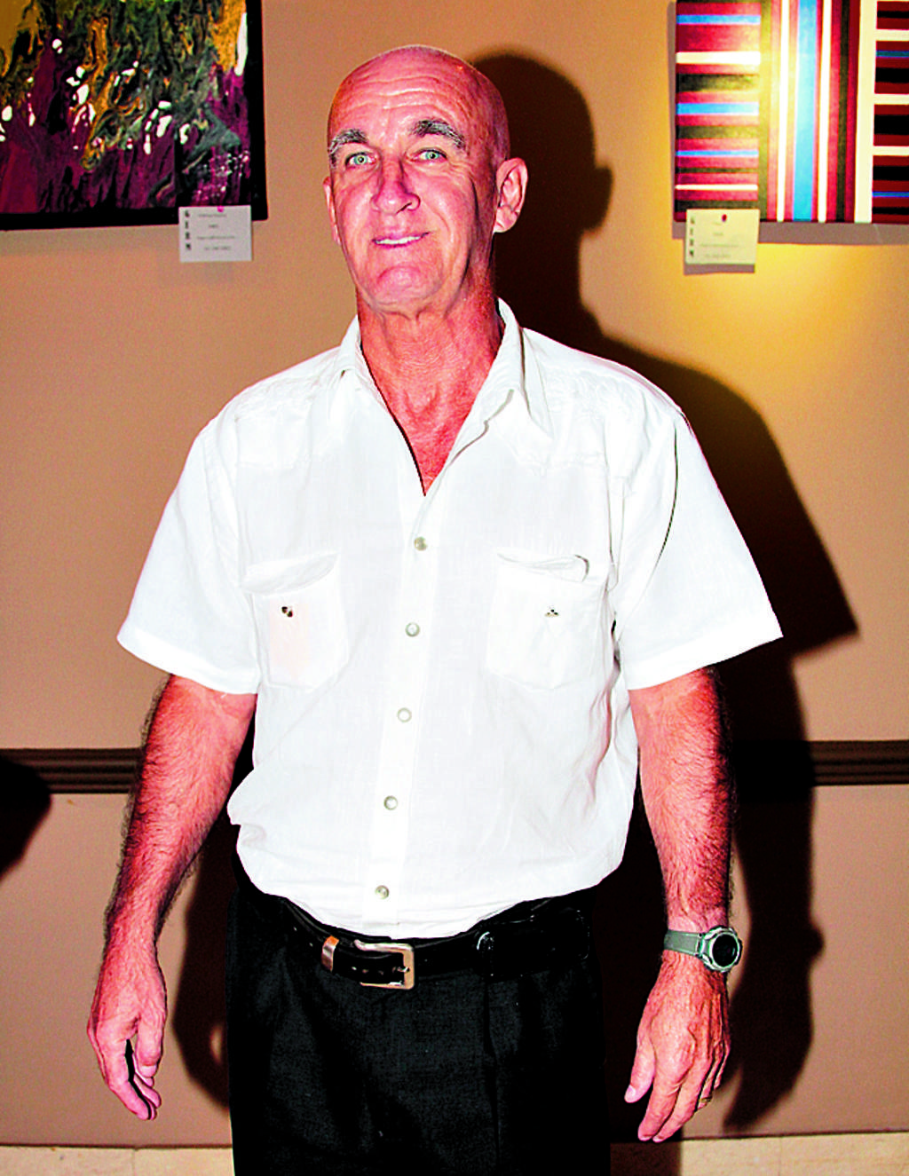 Artista. Germain Courchesne. Los invita a ver su arte.(Omar Morales.)