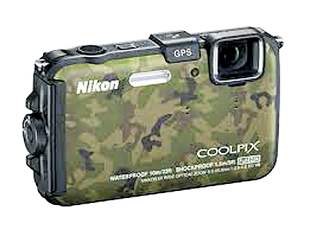 Esta cámara, de los últimos lanzamientos de Nikon, es a prueba de agua, impactos y congelación. Con un buen zoom, brújula y el GPS, está lista para soportar todo tipo de pruebas.