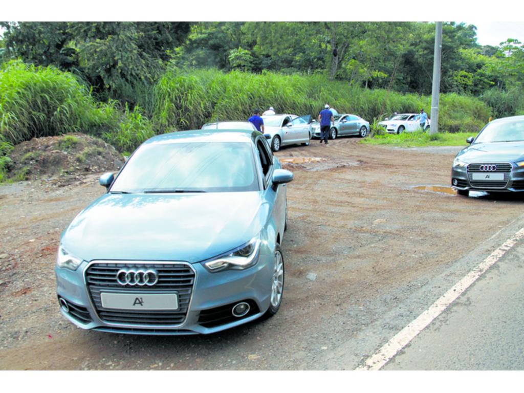 Los autos fueron exigidos al máximo en todas las pruebas.()