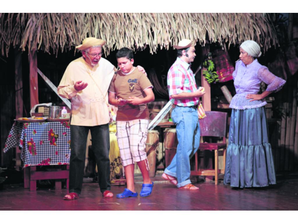 En Mi lugar favorito, con Félix Stanziola, Alexis Jaramillo y Neysa Ferguson.(Archivo.)