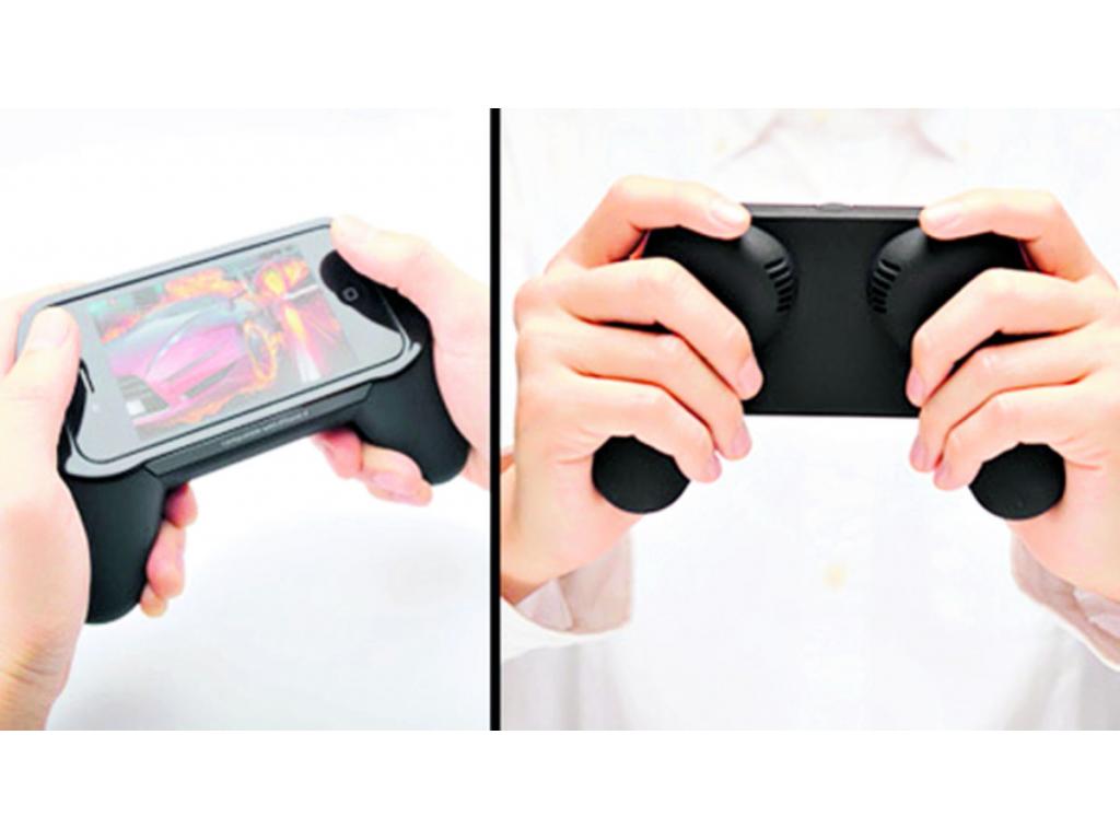 Convertir tu dispositivo en un control de mando muy parecido al de PlayStation, es posible. Para llevarlo a su mejor funcionamiento, debes descargar juegos de carros o motos. Sin embargo, solo existe para el iPhone 3.