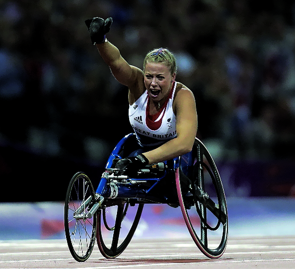Triunfo. Hannah Cockroft hacia la gloria.(AP )
