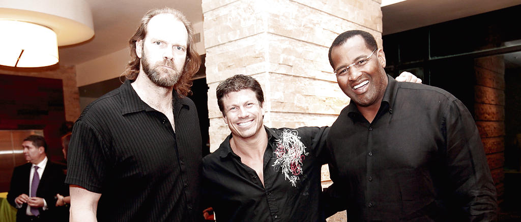Los actores: Taylor Mane, Paul Logan y Richard Dent.()