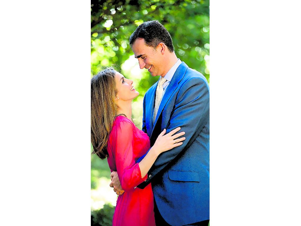Letizia y Felipe, amor.()