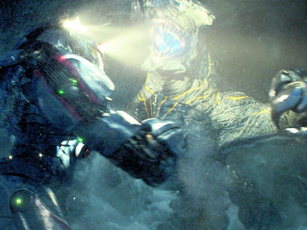 Las peleas entre titanes y kaijus causan estragos.