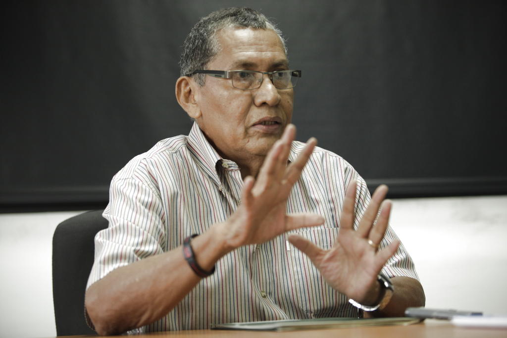 Hurtado ve con desilusión como la fecha se ha ido perdiendo importancia con los años. Foto: Carlos Lemos.<br>