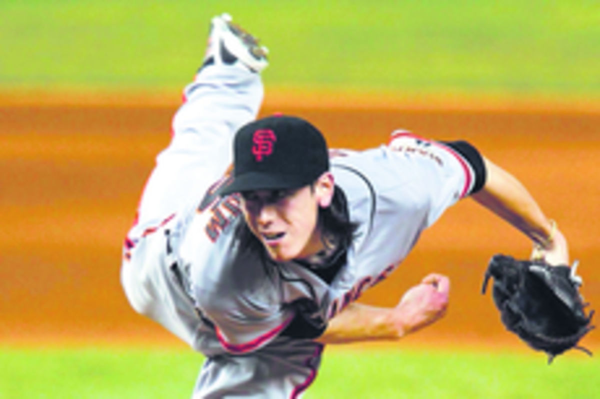 Tim Lincecum logró su proeza contra los Padres de San Diego.(AP)