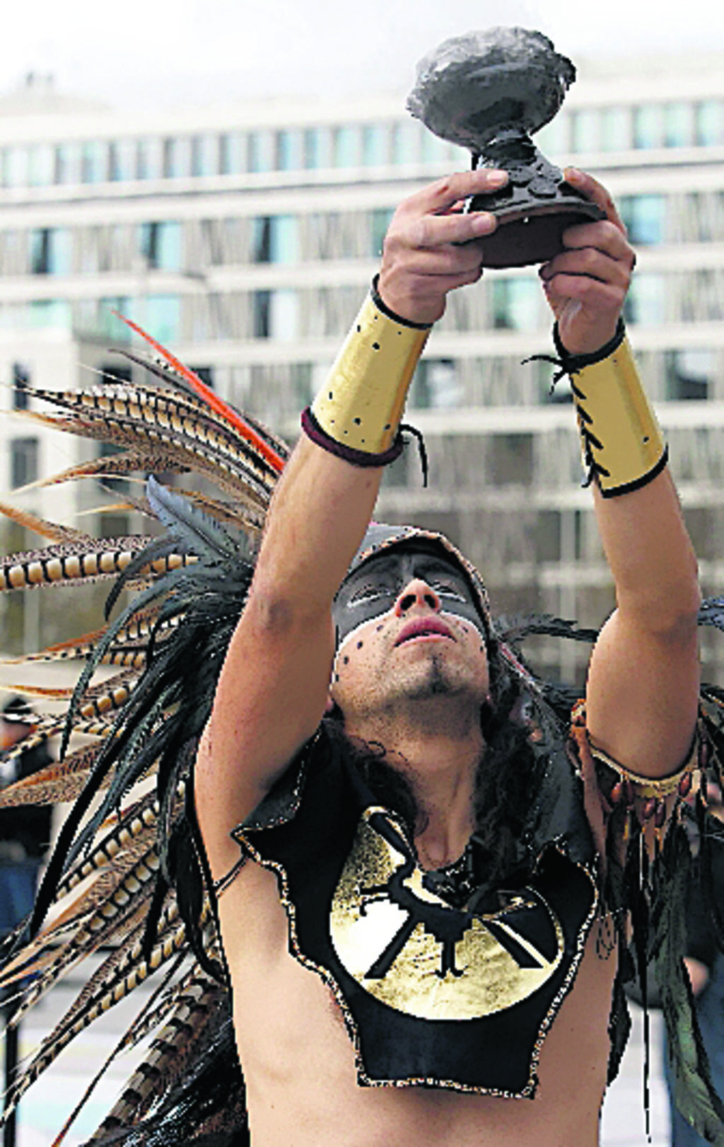 Ritos en Plaza Colón(EFE)