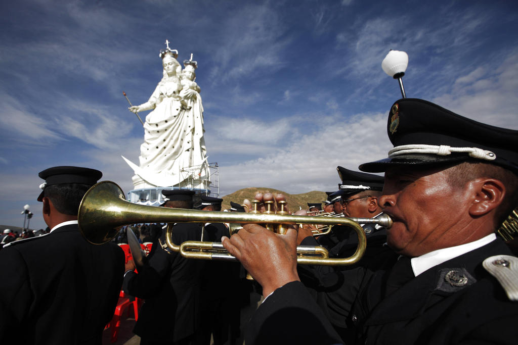 A la virgen María se venera como la Virgen del Socavón. AP<br>