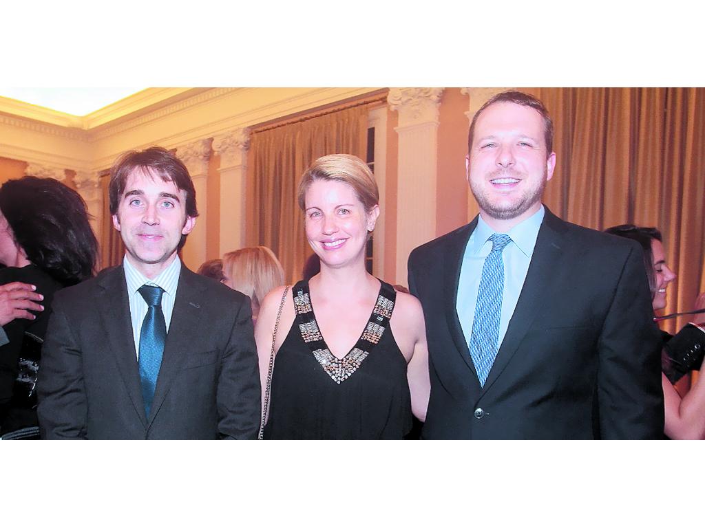 Antonio Gonzales, Claudia Gurisatti y Antonio García.()