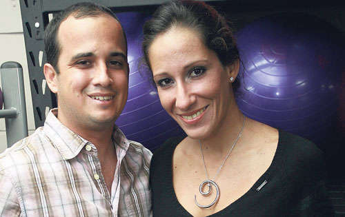 <p>Roberto Silvera y Lorena Toledano.</p>