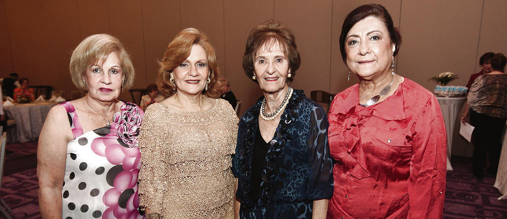 Chiqui de Carrillo, Gloria de Garrido, Ana Rosa Cardoze y Ema de Alvarado.()