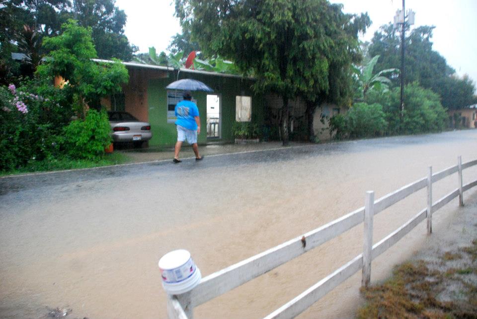 Fuertes lluvias Foto/Zenaida Vásquez <br>