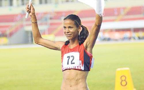 <p>Orgullosa. Andrea Ferris es entrenada en Perú por un cubano nacionalizado peruano. </p>