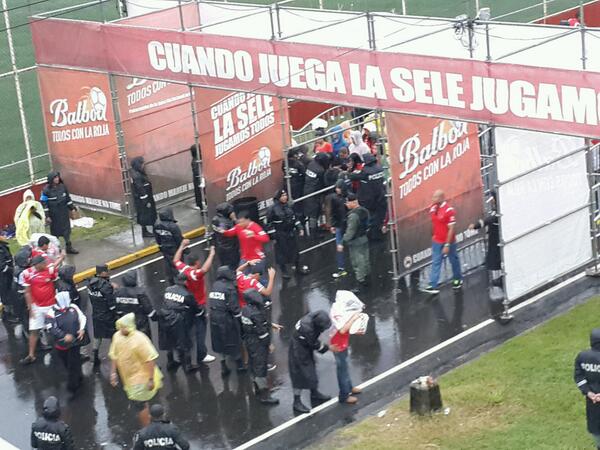 Las medidas de seguridad será fuertes para el partido de Panamá Jamaica.