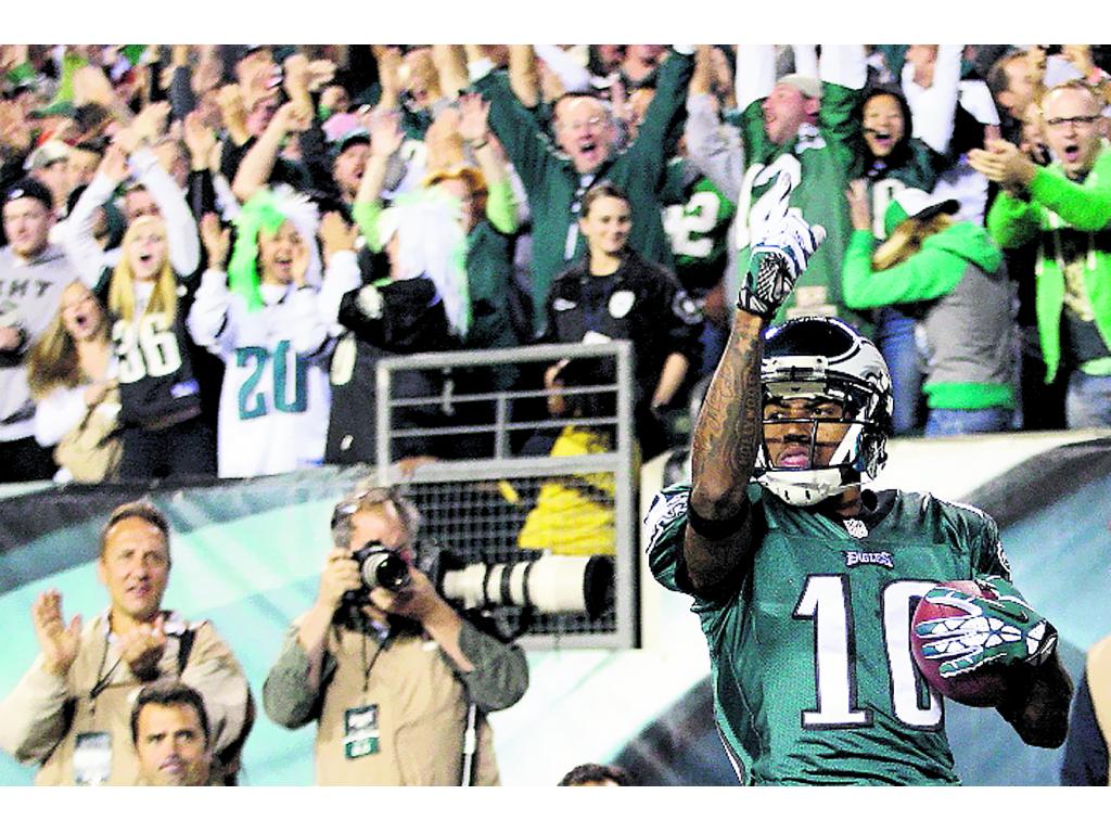 Figura. DeSean Jackson festeja un touchdown.(AP )