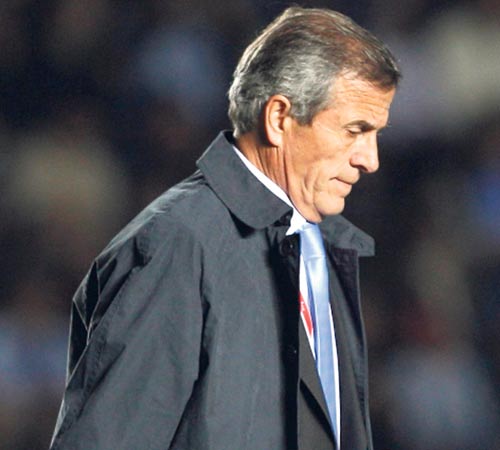<p>Óscar Tabárez, técnico de Uruguay. </p>