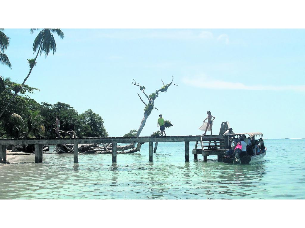 Paseo.Cayo Zapatillas, un paraje muy visitado.(ARMANDO ECHEVERRÍA)