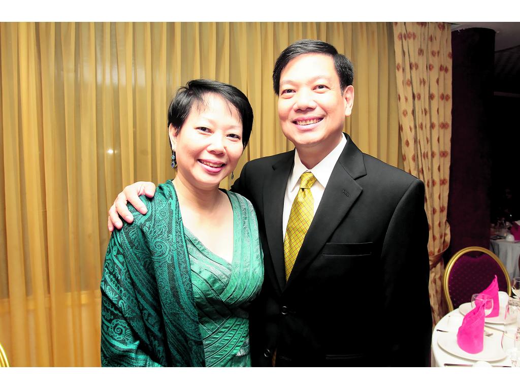Melinda de Lee y Francisco Lee.()