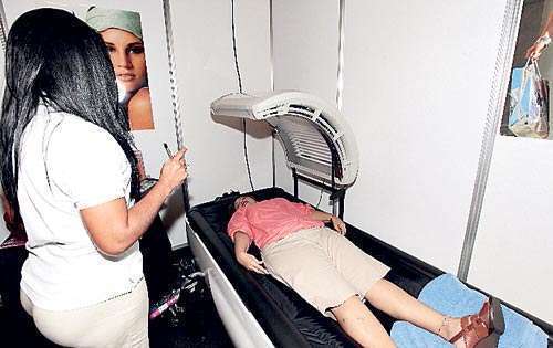 <p>Bronceado. El público disfrutó de las demostraciones.</p>