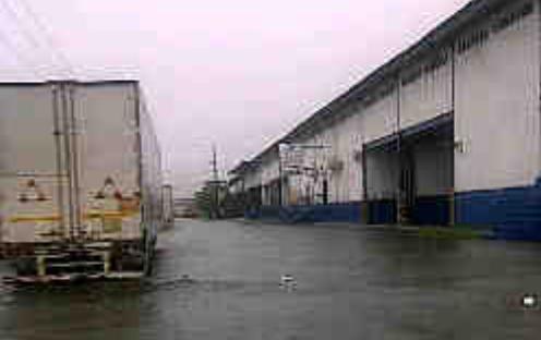 La zona franca France Field continúa inundada. Foto/Delfia Cortez<br>
