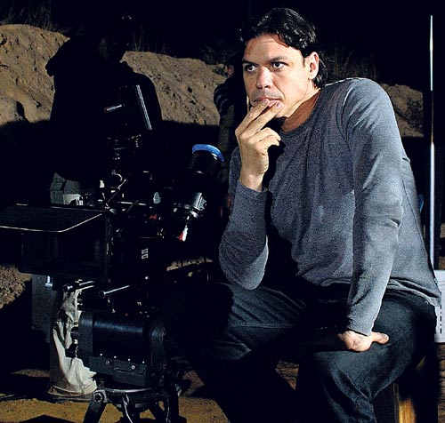 <p>Frank Spano, durante la producción.</p>