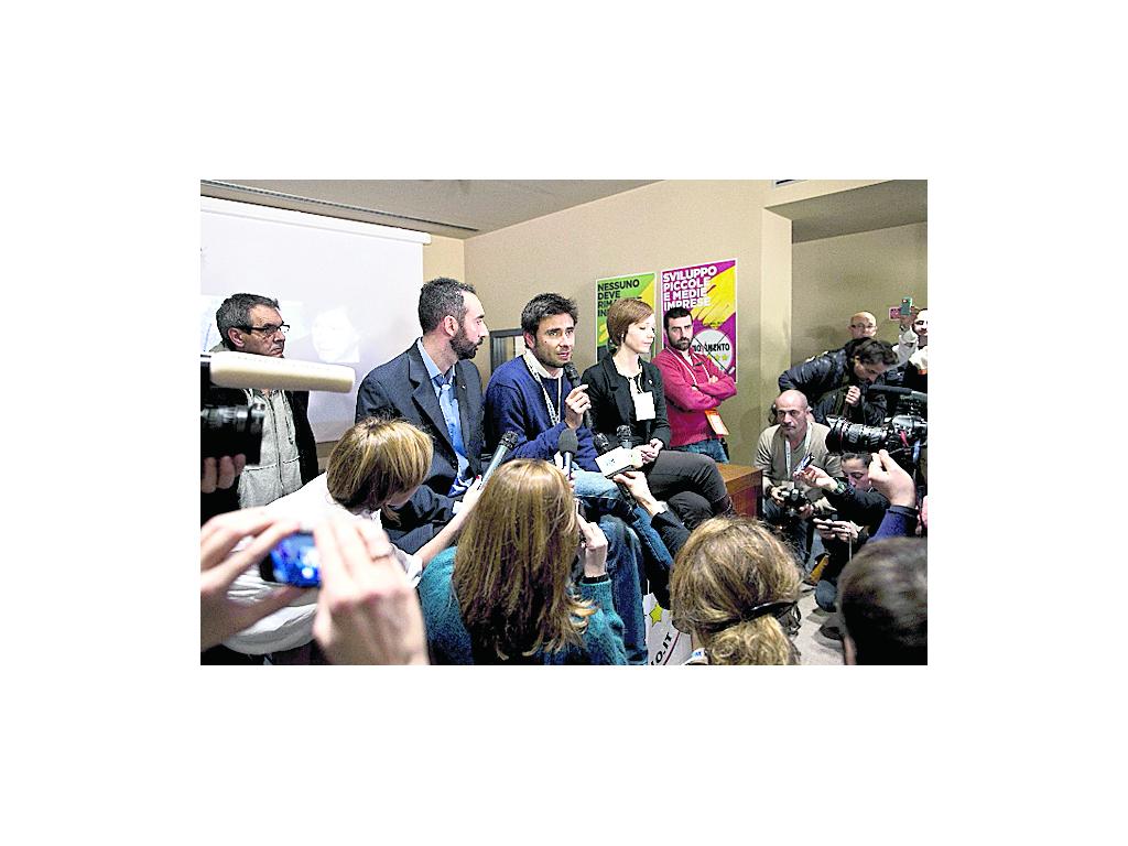 Miembros del Movimiento 5 Estrella.(EFE)