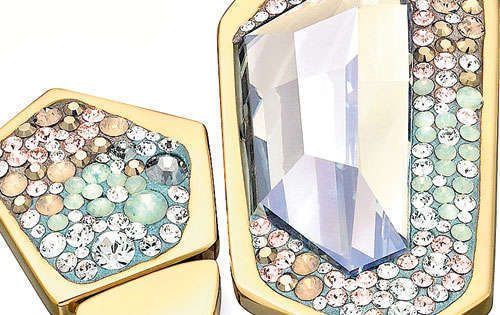 <p> Anillo XL corte mosaico.</p>