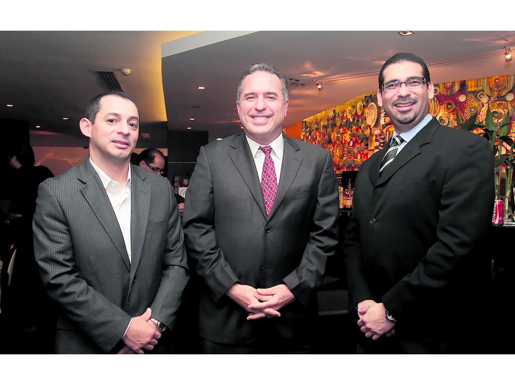 Manuel Montecer, Richard Ford y Jorge López.()