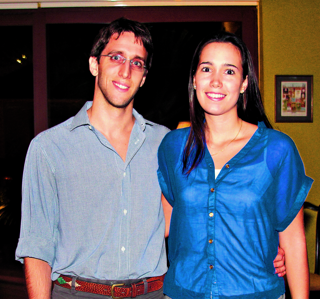 Marco Moccia y María Fe Olivares.()