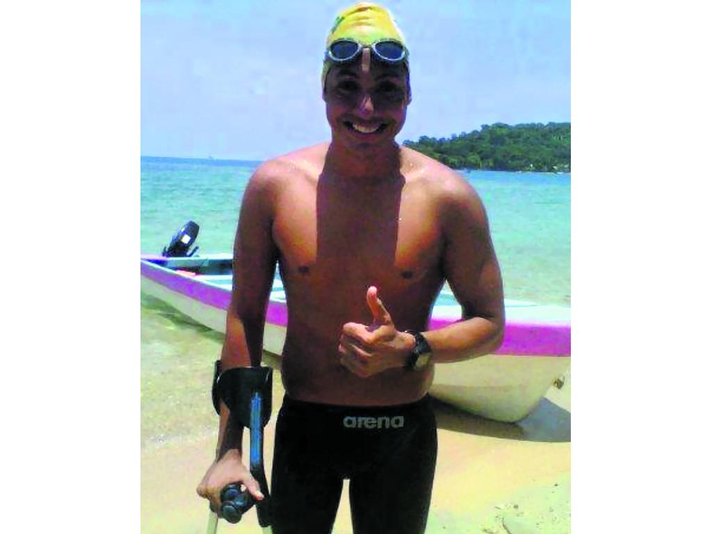 Luchador. César Barría, siempre sonriente. (Archivo)
