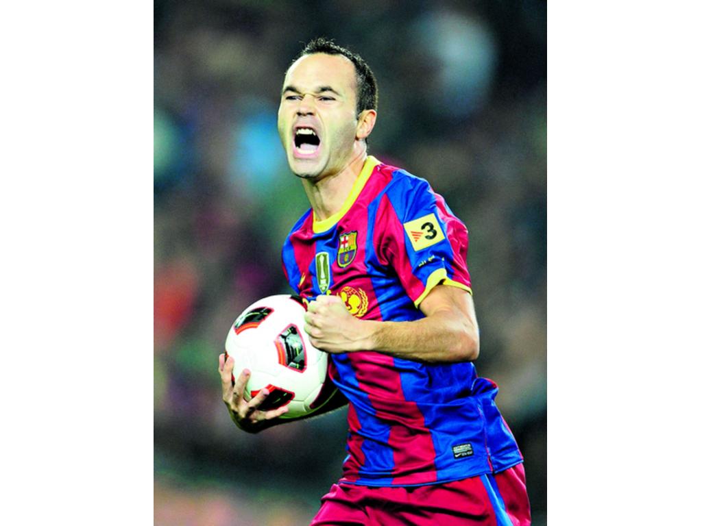 Iniesta lo ha ganado todo con el F.C. Barcelona.(AP)