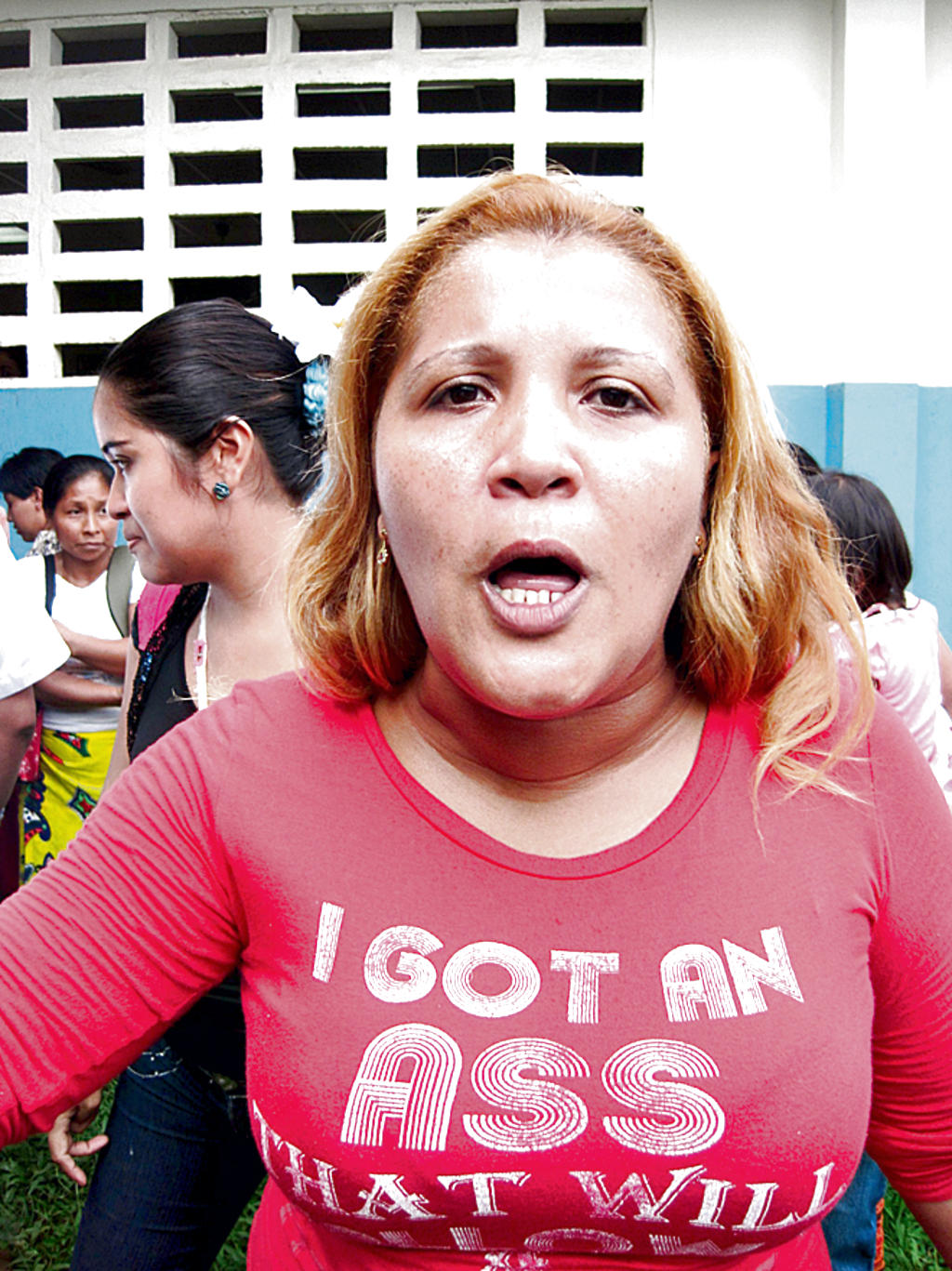 Luz Collado, acudiente.()