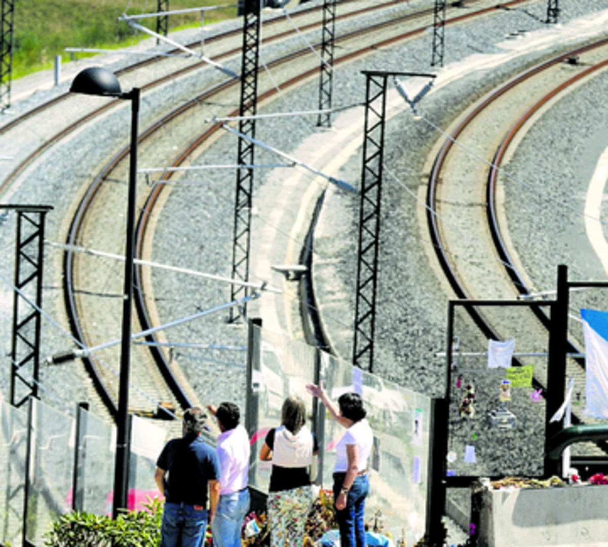 En Santiago de Compostela fallecieron 79 personas en un accidente ferroviario.(EFE)
