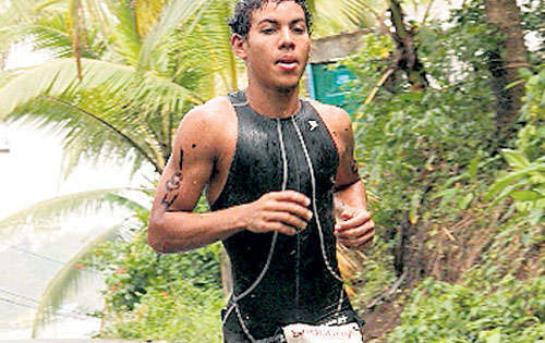 <p>Resistencia. Gordón durante la fase de carrera a pie.</p>