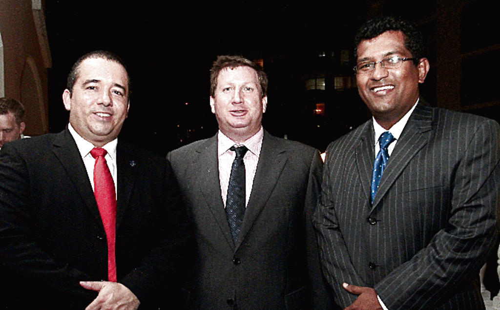 Iván Vergara, Tomás Guardia y Emilio Sempris.()