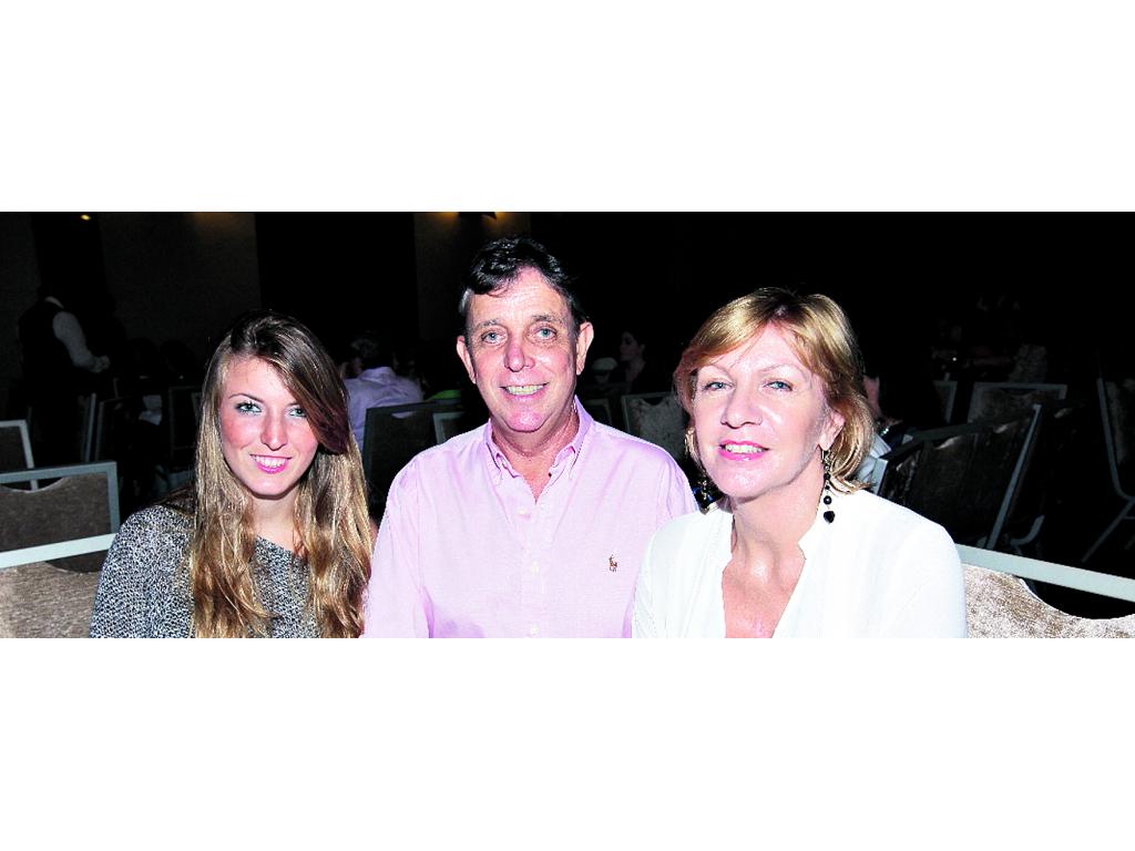 Anaís Schatz, César Schatz y Nadine Schatz.()