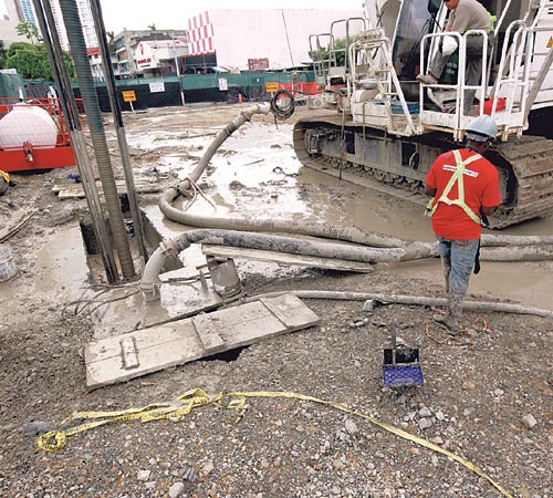 <p>Tiempo. Los trabajos llevan cerca de 5 meses.</p>