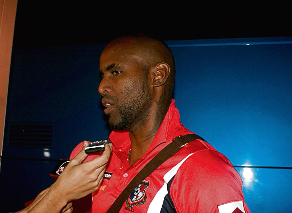 Jugador. Felipe Baloy capitán de la Roja.(Eduardo González)
