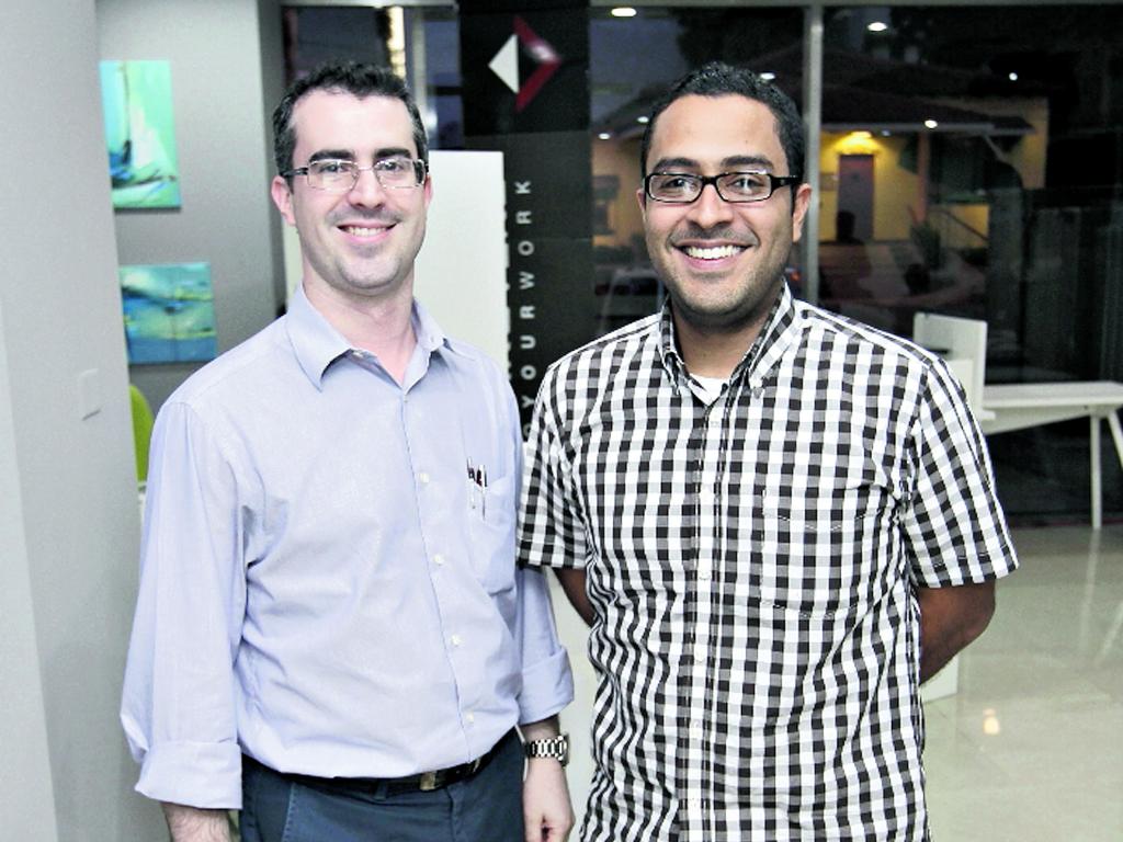 Alan Diamond y David Escobar.()