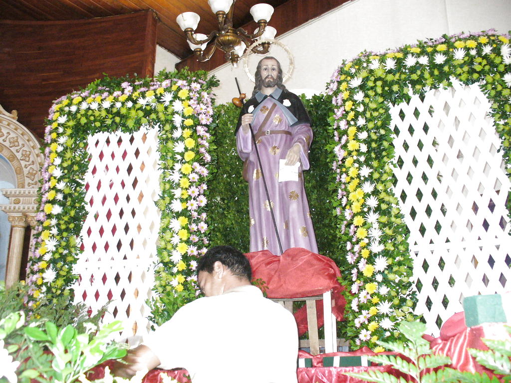 El santo patrono de los santiagueños es preparado para la procesión. Foto/Archivo<br>