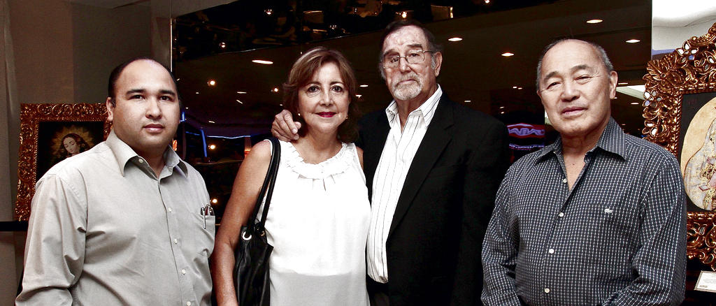 Alfonso Chang, Ana Teresa de Newball, Rafael Newball y Enrique Chang.()