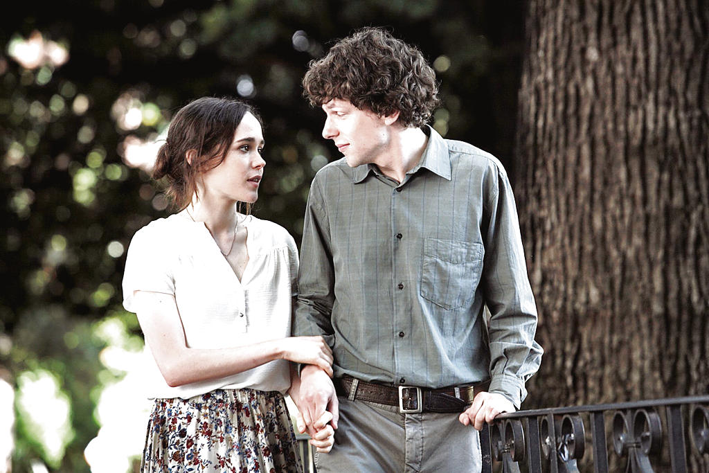 Romance. Los actores Ellen Page y Jesse Eisenberg.()