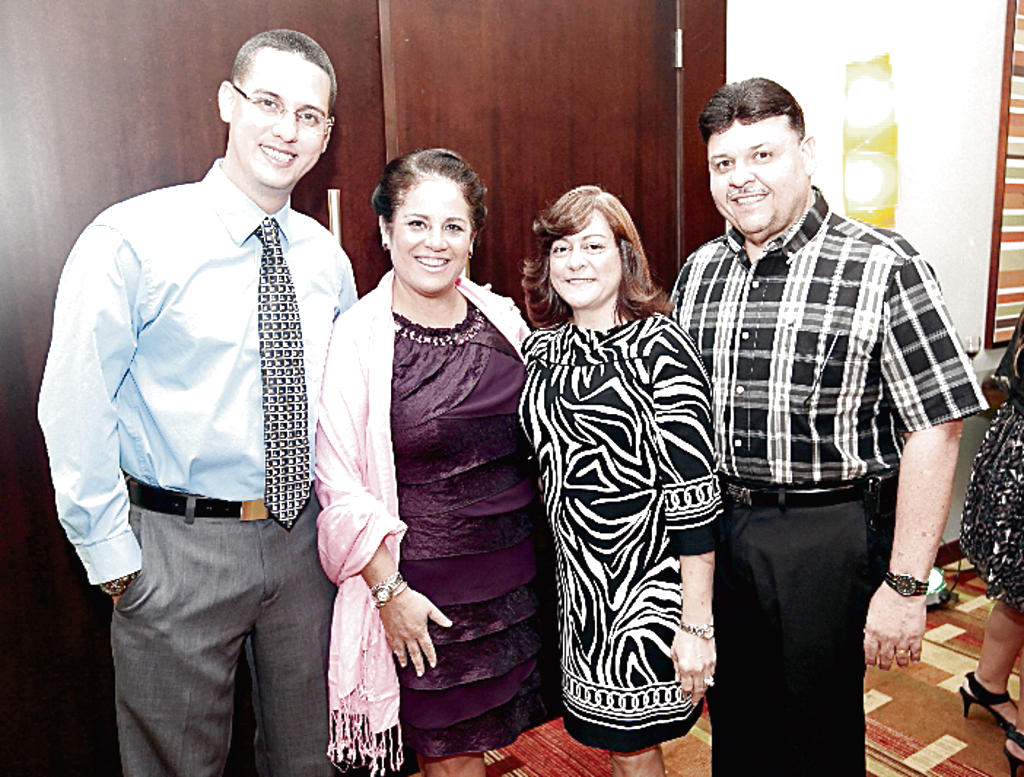 Yusnier Viera, Xenia Alvarado, Wilman Romero y Luis Romero.()