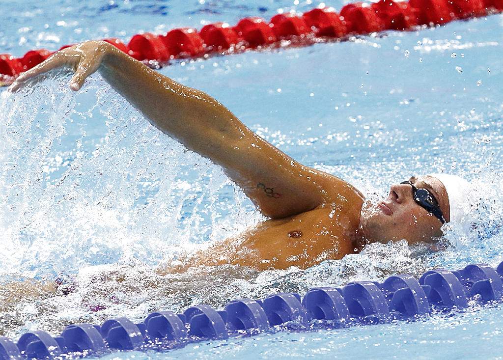 Pruebas. Lochte compite en varios eventos con Phelps.(AP)
