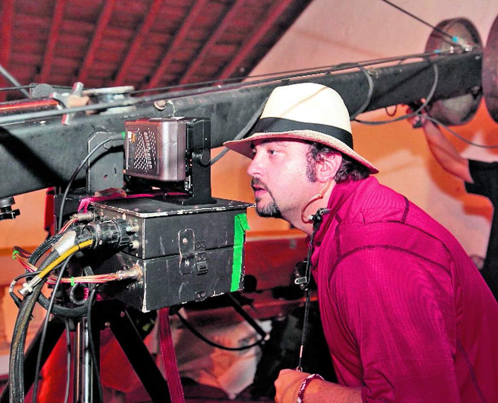 Director. Jonathan Jakubowicz, en el rodaje.(A. Rodríguez.)