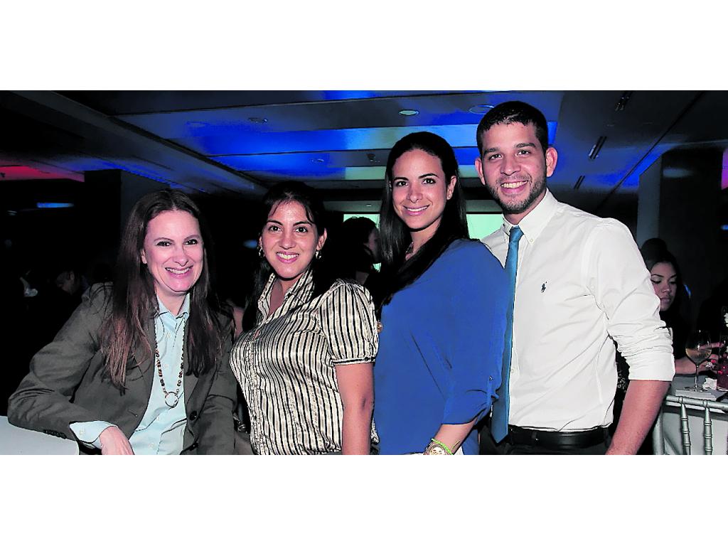 Lorena Moreno, Mayrobi Waldron, Carolina Rojas y José Guevara.()